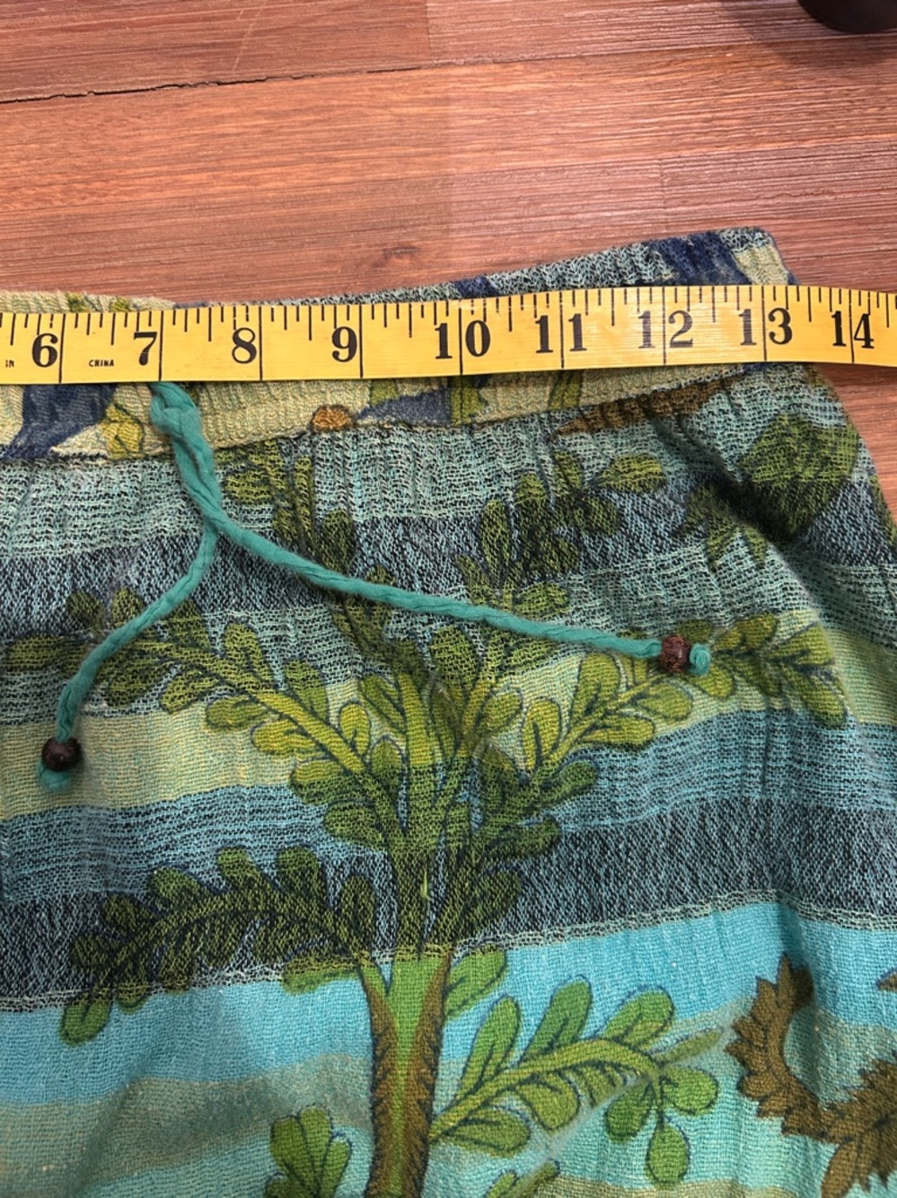 Nepalese Cotton Animal Jungle Ruffle Skirt - Picture 8 of 10
